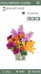 Mobile Screenshot of hollywoodfloral.com